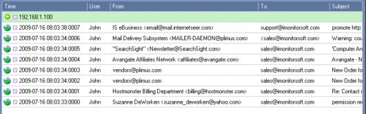 record webmail