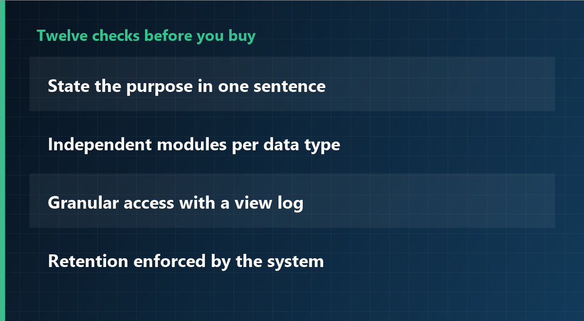 Twelve checks before you buy