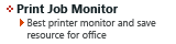 product print job monitor